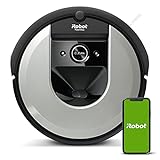 iRobot Roomba i7 (i7156) App-steuerbarer Saugroboter (Staubsauger Roboter), Zwei Gummibürsten,...