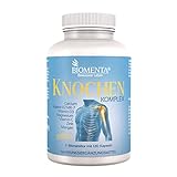 BIOMENTA Knochen Komplex - mit Calcium + Vitamin K2 MK-7 + Vitamin D3 + Magnesium + Vitamin C + Zink...